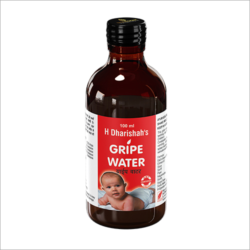 Gripe Water Syrup - Ayurvedic Proprietary Medicine, 100ml Bottle | Herbal Baby Tonic for Colic, Constipation, and Indigestion Relief