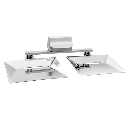 स्टेनलेस स्टील डबल सोप डिश