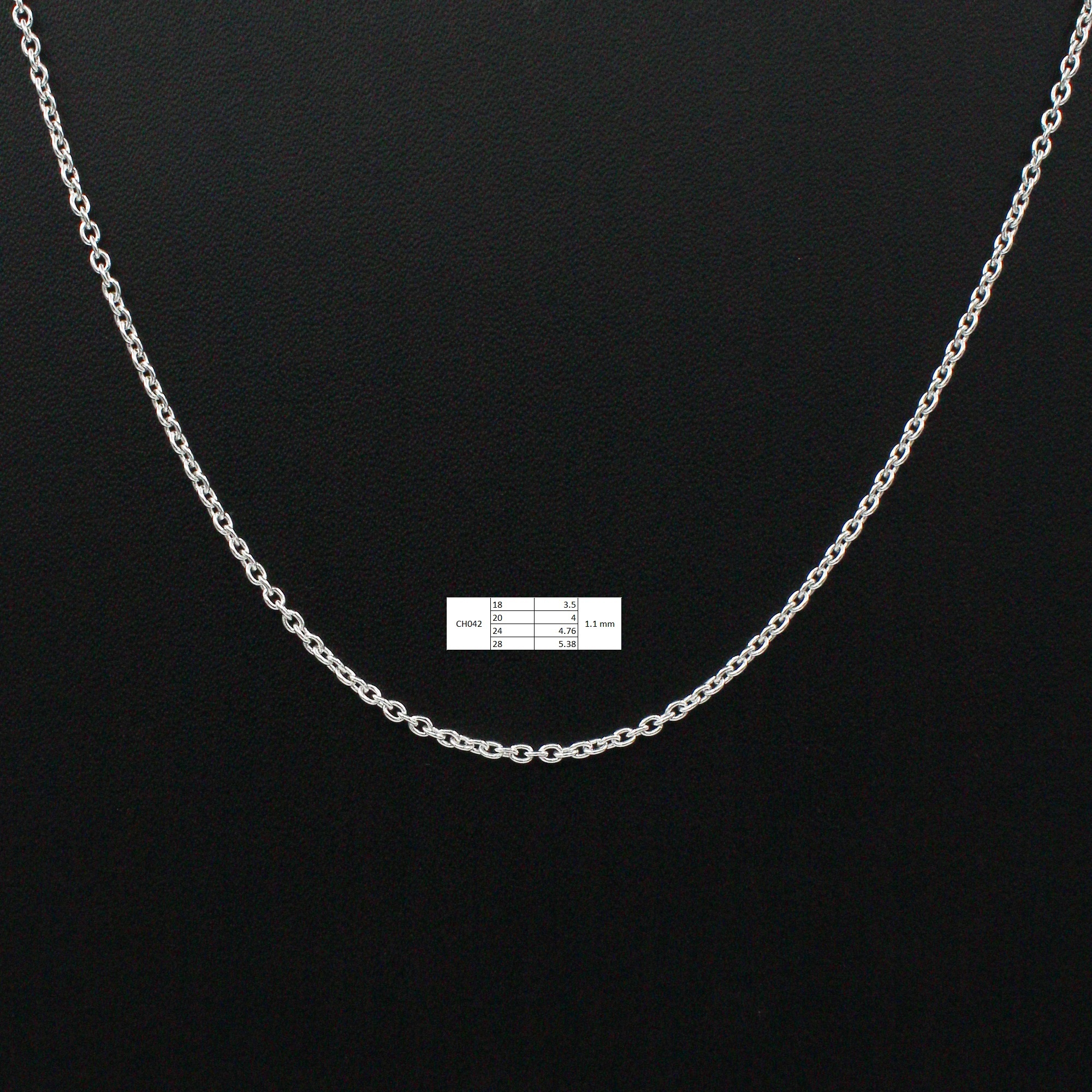 Cable Silver Chain