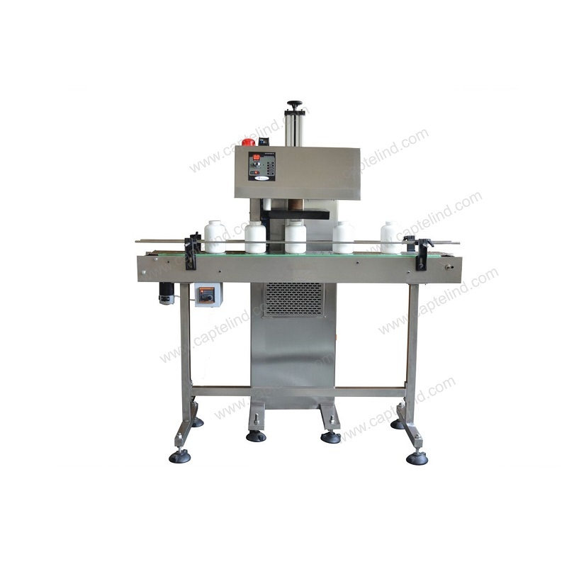 Automatic Induction Sealing Machine - Silver, Automatic Operation, Electric Power Source | 1 Year Warranty, Coated Surface For Industrial Applications