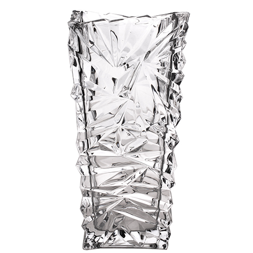 10inch Diamond Pattern Glass Vase