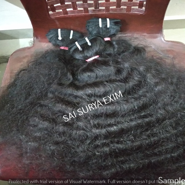 Natural Brown Weft Hair