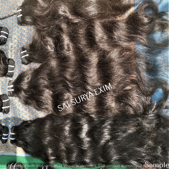 Natural Brown Weft Hair