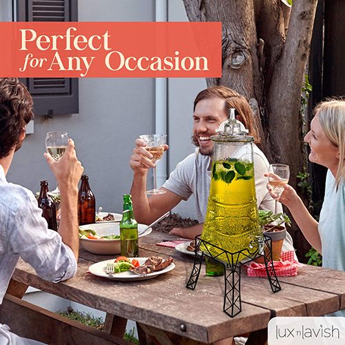 5.67l Eiffel Tower Beverage Dispenser