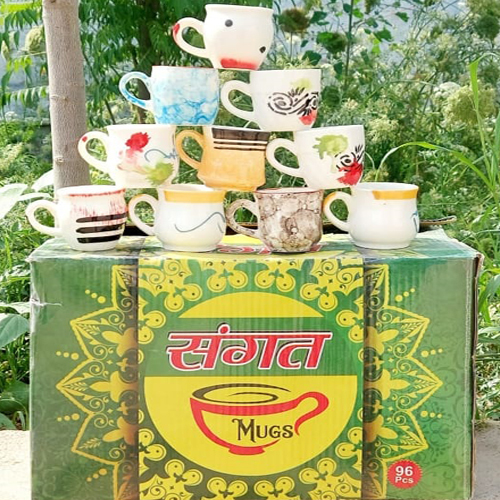 96 पीस क्ले आर्ट मग सेट साइज़: कस्टमाइज़्ड