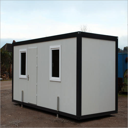 Steel Mobile Office Cabin - Floor Material: Metal