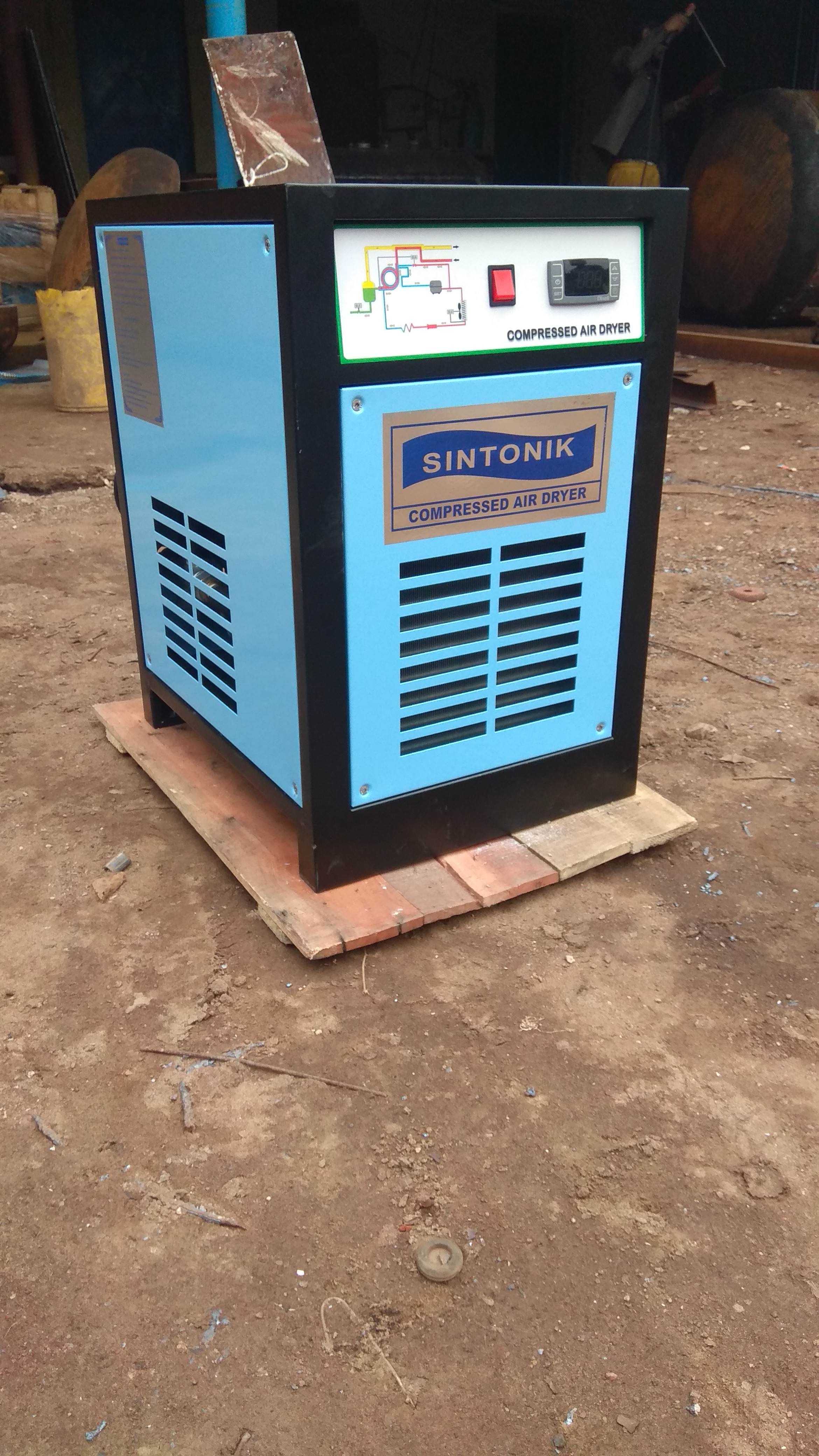 Sky Blue / Gray Compressed Air Dryer