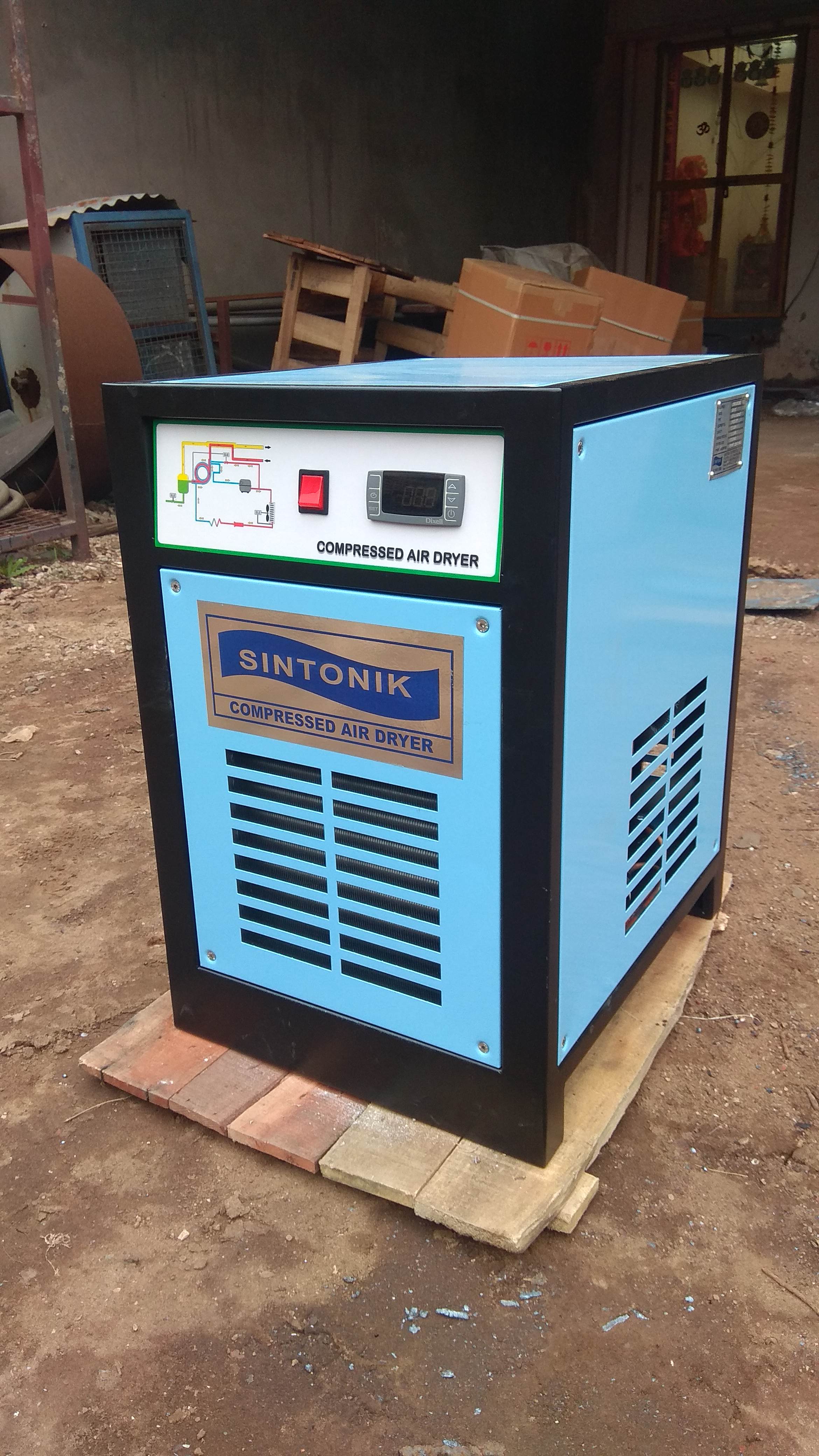 Sky Blue / Gray Compressed Air Dryer