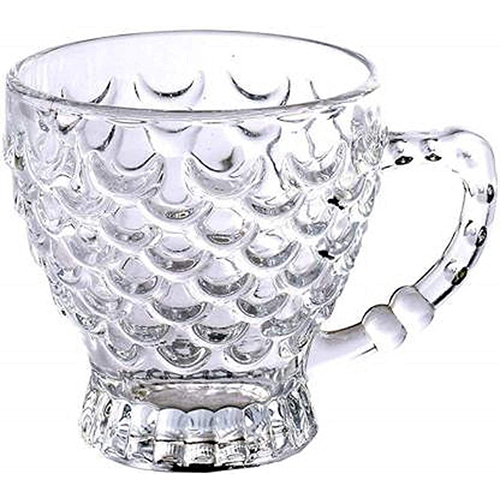 Transparent 210Ml Fish Tea Cup 6Pcs