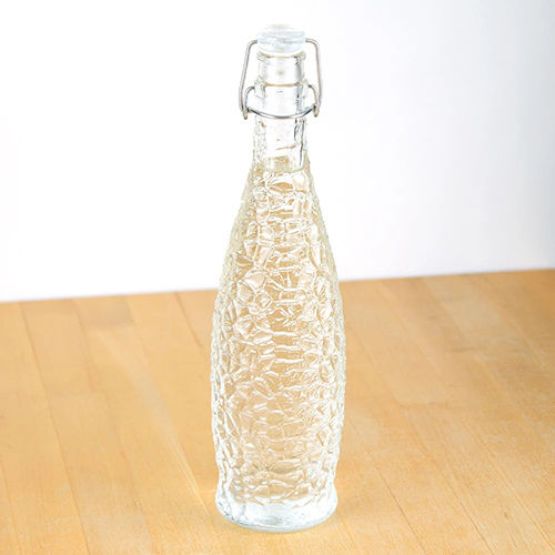 1ltr Frost Glass Water Bottle Capacity: 1 Liter/day