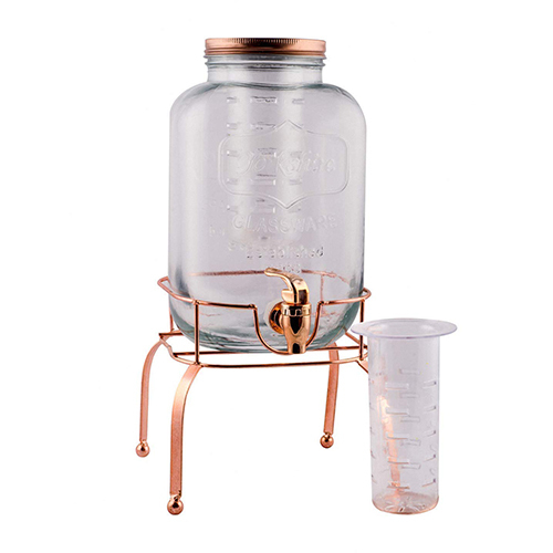 5 लीटर ग्लास और मेटल डिस्पेंसर सेट