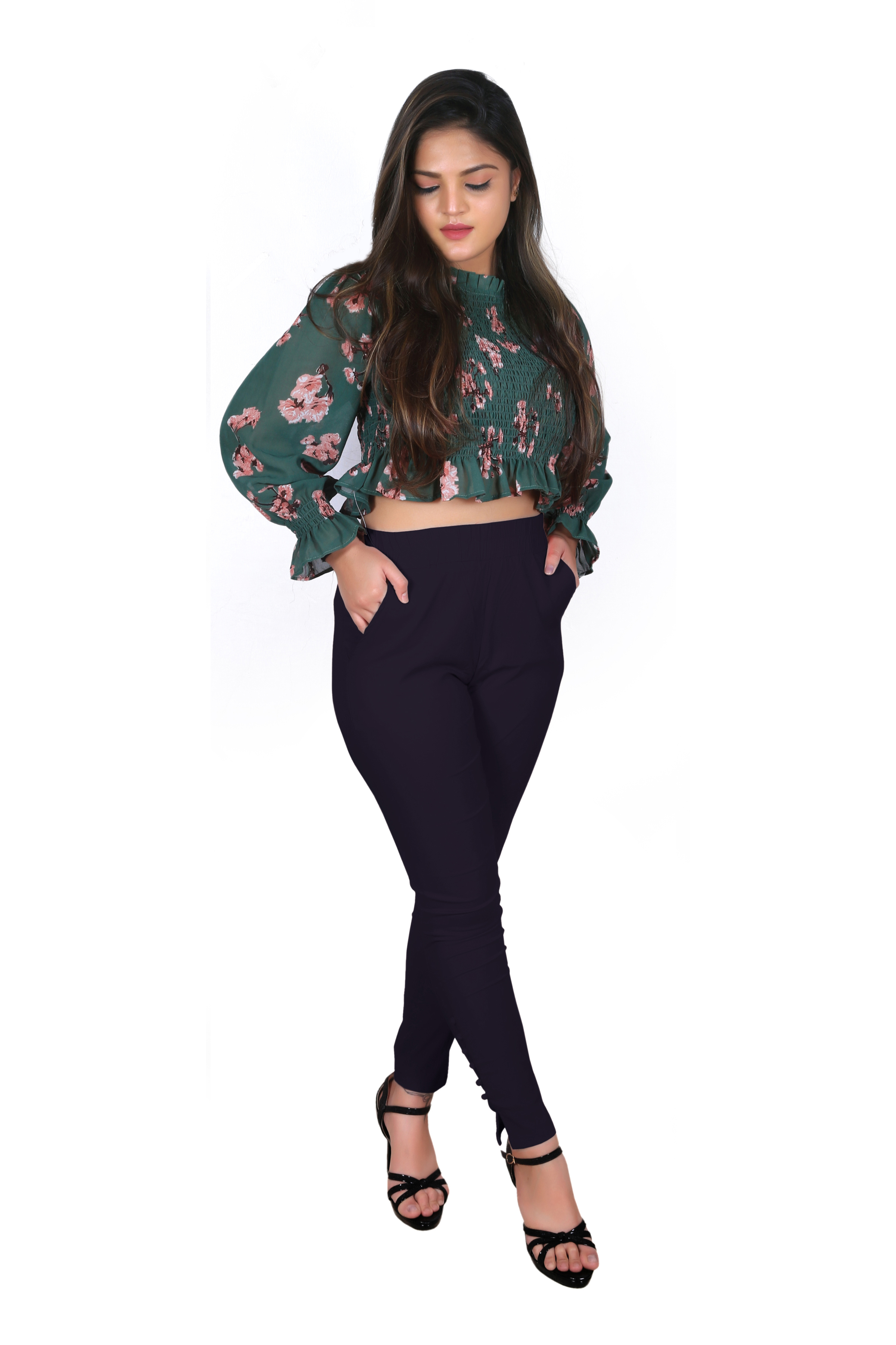 4 Way Rayon Cotton Lycra Potli Pant With Pockets - Size Xl To 5xl, Blue | Anti-wrinkle, Breathable, Non-toxic, Washable, All Season