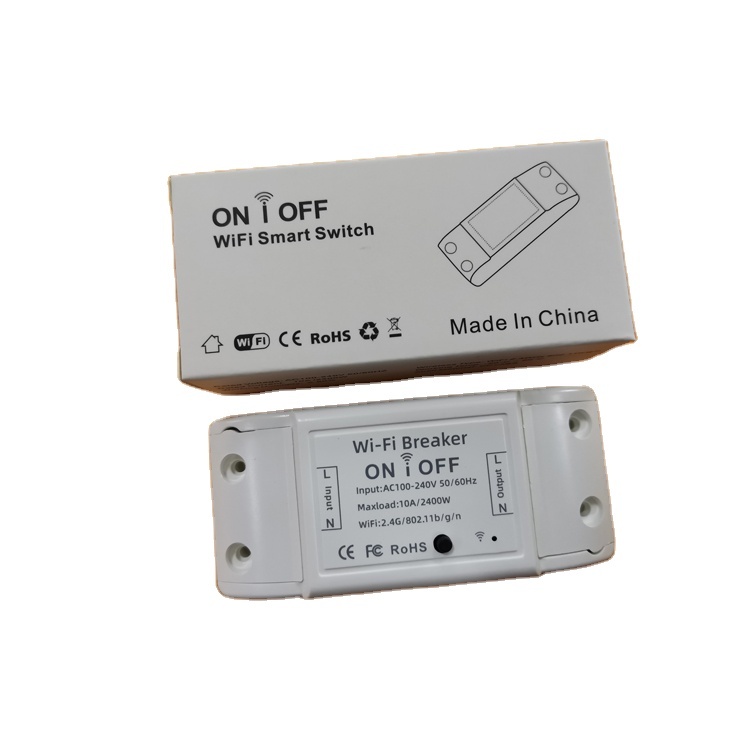 White Wifi Circuit Breaker 10a Smart Switch Tuya Full Automatic Automation Systems Control Smart Home System