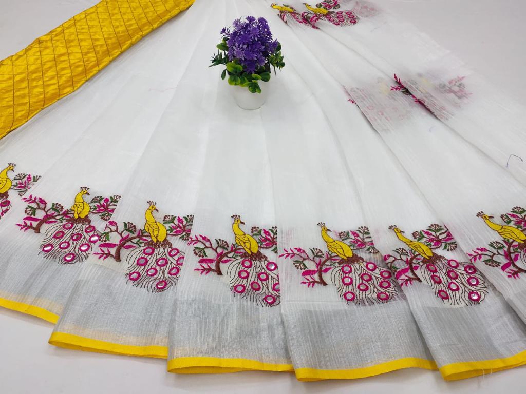 Indian Peacock Saree