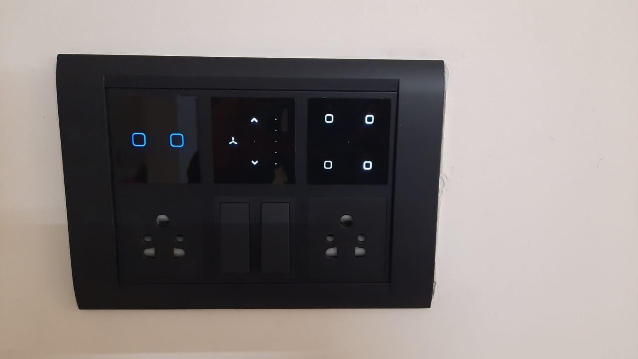 Home Automation Light Switches - Wireless 230vac, 50hz | White & Black Color, 1-year Replacement Warranty