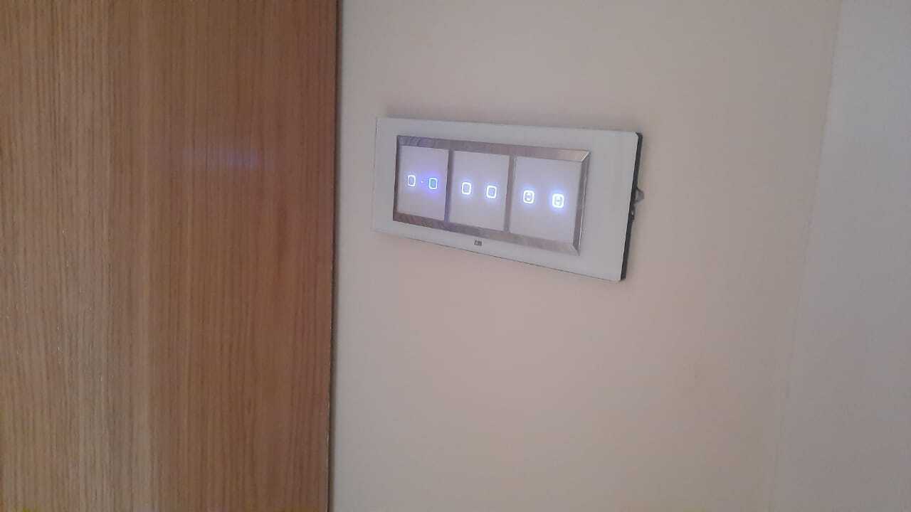 Home Automation Light Switches - Wireless 230vac, 50hz | White & Black Color, 1-year Replacement Warranty