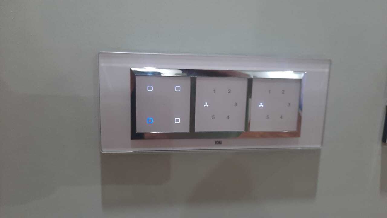 Home Automation Light Switches - Wireless 230vac, 50hz | White & Black Color, 1-year Replacement Warranty