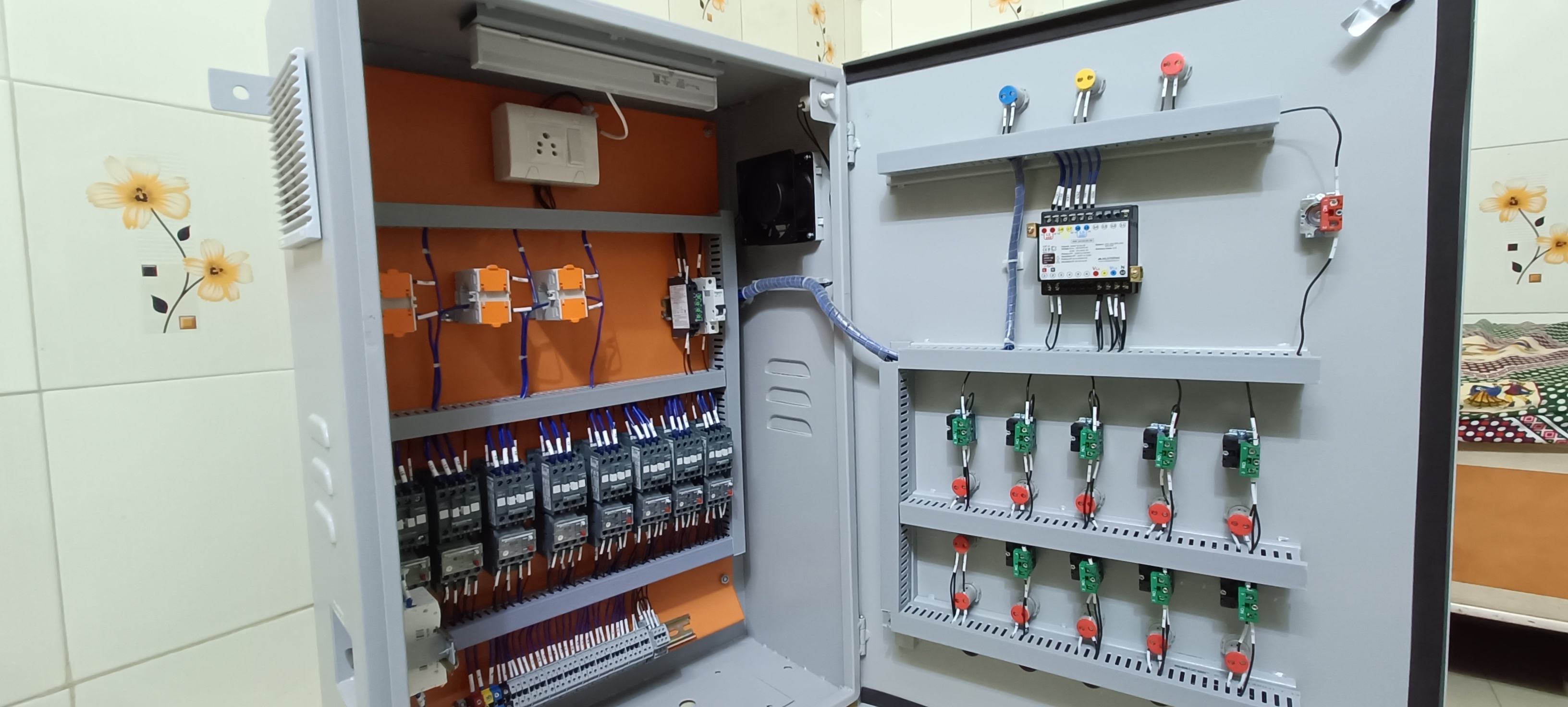 Stp Plc - Hmi Panel With Multifunction Meter Base Material: Mild Steel