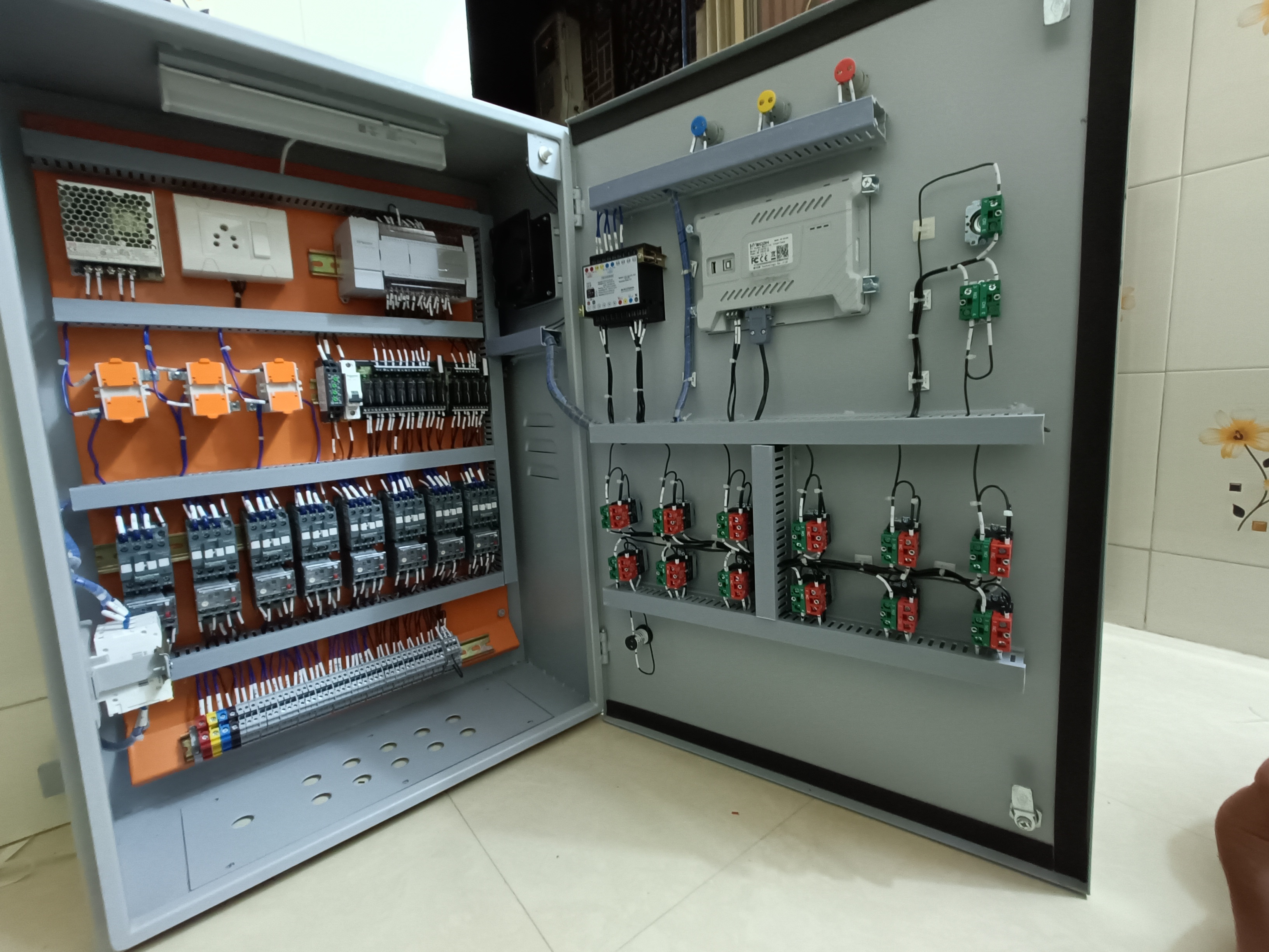 Stp Plc - Hmi Panel With Multifunction Meter Base Material: Mild Steel