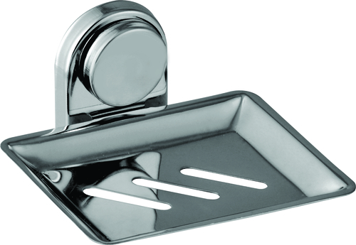 Soap Dish Redlay Single - Stainless Steel, Wall Mounted Design | Rust and Corrosion Proof, Easy to Fit and Clean, Ideal for Bathroom and Wash Basin Use