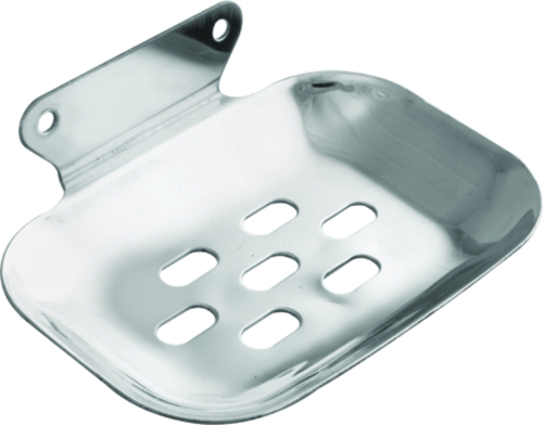 Soap Dish Cp Round Capsul - Stainless Steel | Wall Mounted Design, Easy to Fit & Clean, Rust and Corrosion Proof, Elegant Appearance
