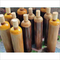 गोल बेलनाकार बांस की पानी की बोतलें