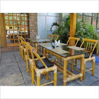 बांस डाइनिंग सेट