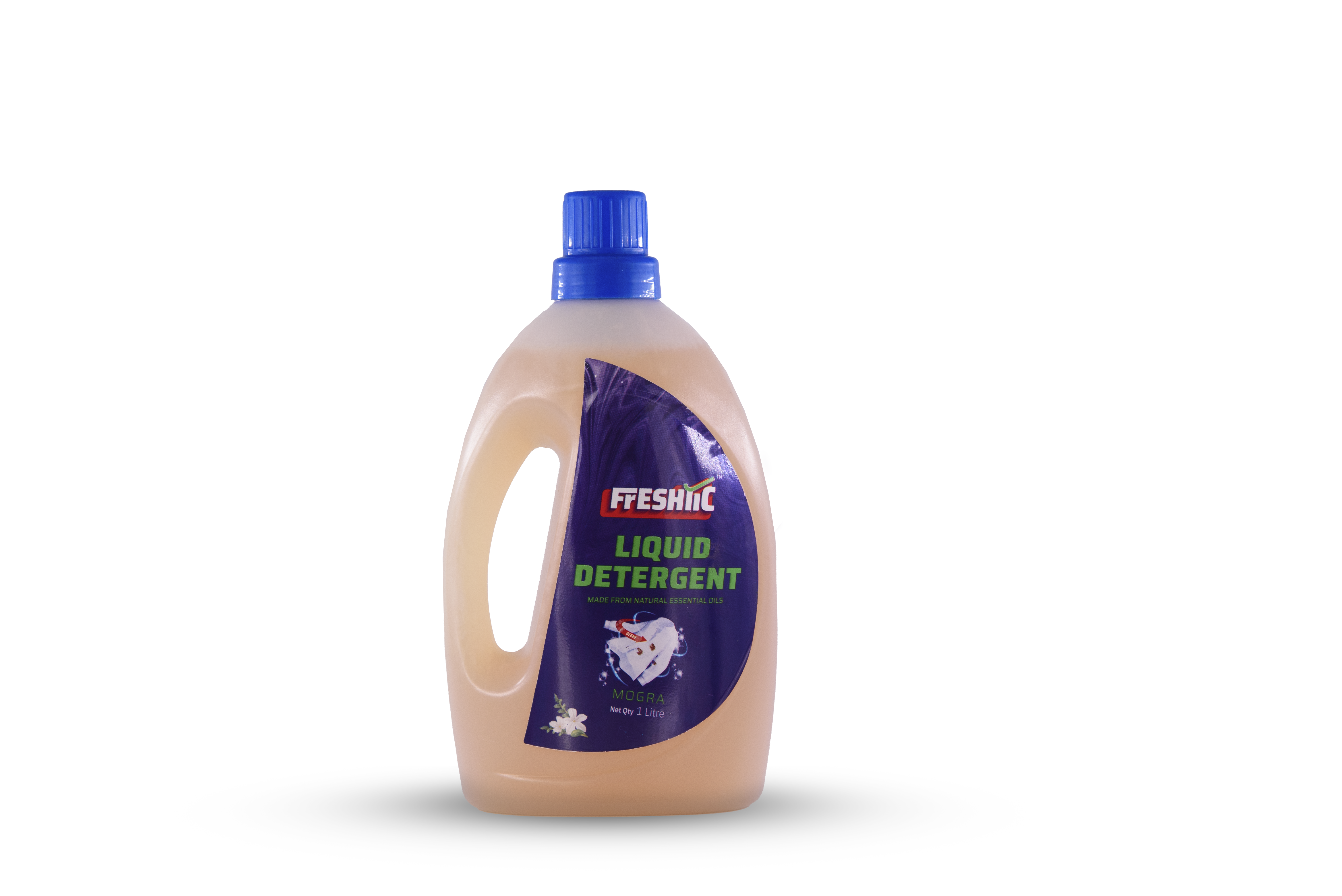 Freshtic Liquid Detergent - Flower Scented, Machine Wash For Front Load & Top Load Washers, Stain Removal For All Fabrics