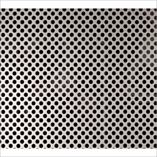 Silver Heavy Ms Perforated Sheets