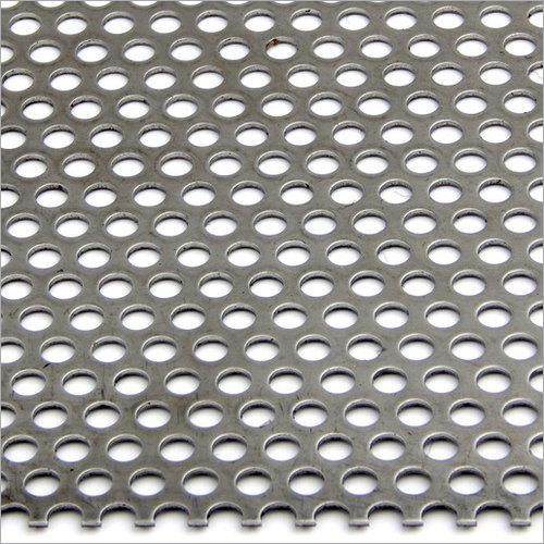 Silver Industrial Gi Perforated Sheets