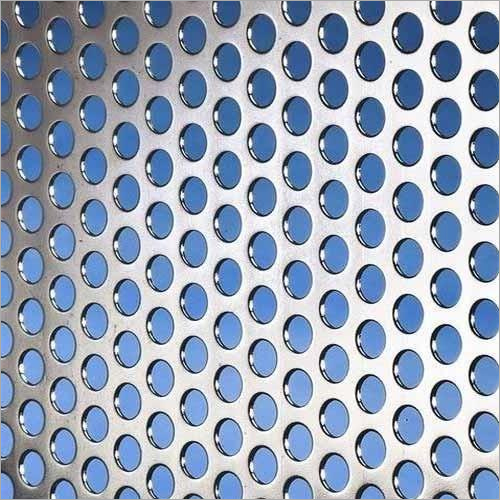 Silver Industrial Gi Perforated Sheets
