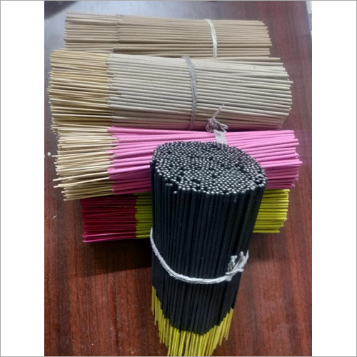 काला 8 इंच रंग का कच्चा अगरबत्ती