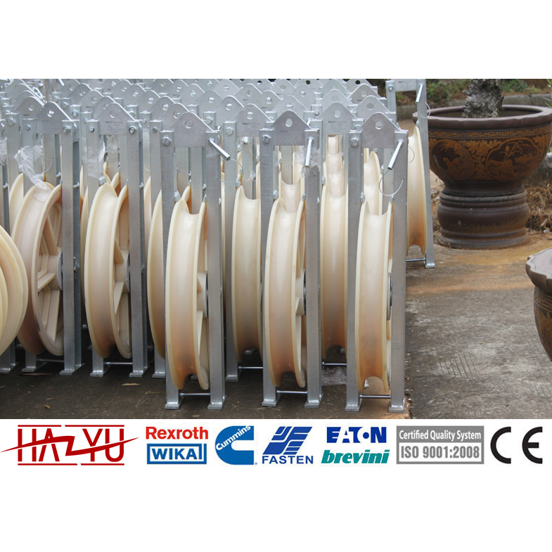 Shdn-200x40 Single Sheave Conductor Stringing Block Pulley Usage: Transmission Line Tools