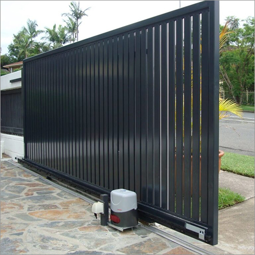 Automatic Sliding Motor Gate - Stainless Steel, Customized Size | Low Power Consumption, Durable, Easy Installation