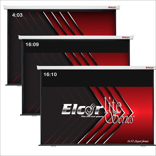 Manual Wall Type Projection Screen - Application: Commercial