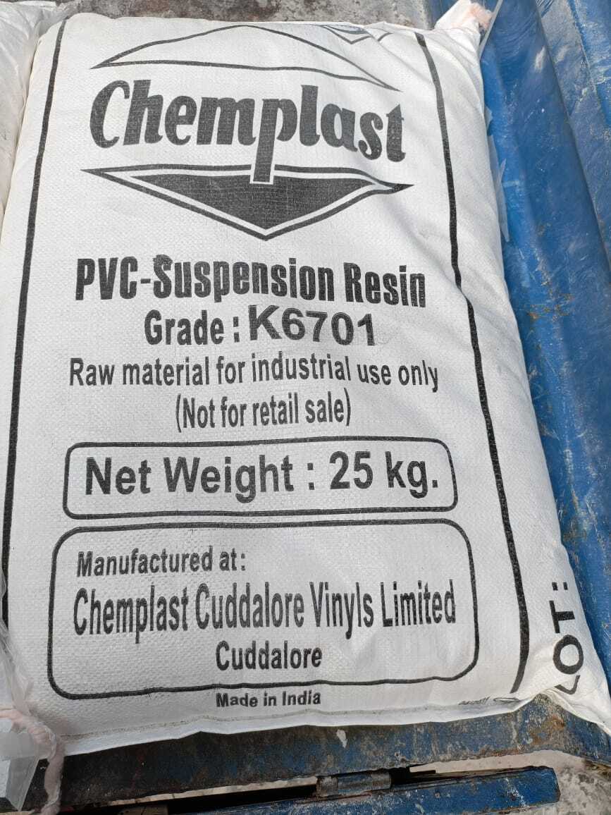 Pvc Resin - K67, 99% Whiteness, 99% Purity | Ideal For Pvc Pipes, Doors, Windows, Shoes, Hose, Sealings