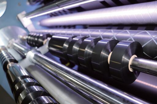 Thermal Transfer Ribbon Slitter - 2560mm X 2050mm X 1680mm, Blue | Automated Cutting, High Efficiency, Plc Control, 280m/min Speed, 4-20 Micron Thickness, 2200kg Weight