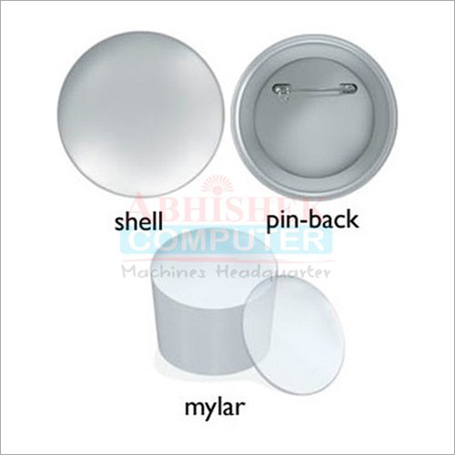 25MM Badge Material - Aluminum Alloy/ Stainless Steel | Lightweight, Rust Proof, Precise Diameter, 3-Layer Design with Protective Mylar and Safety Pin