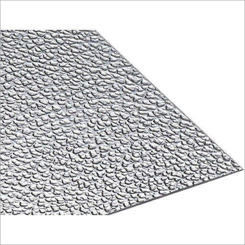 Embossed Polycarbonate Sheet - 2mm Thick, Silver Polycarbonate Material | Impact Resistant, Flame-Retardant, Water Damage Resistant