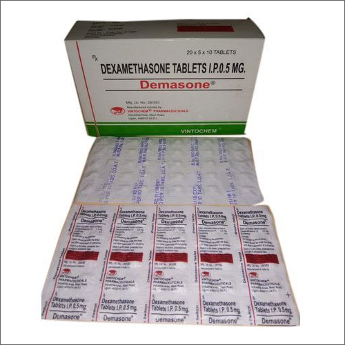 0.5mg Dexamethasone Tablets IP - Premium Quality Pharmaceutical Grade, General Medicine for Pain and Swelling Relief, Keep in Dry Place