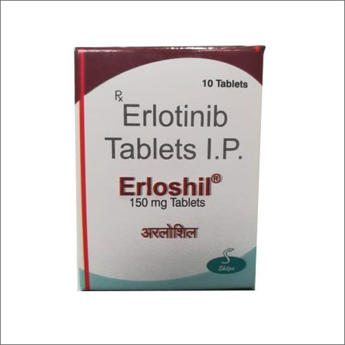 Erlotinib Tablets - 150mg IP | Digestible Quality Components, Recommended for Lung and Pancreatic Cancer, Dry Storage Required