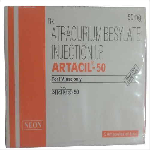 Liquid 50Mg Atracurium Besylate Injection Ip