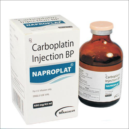 Carboplatin Injection - 450 mg | Platinum Compound, Anti-neoplastic Treatment for Ovarian and Lung Cancer, Prescription Only