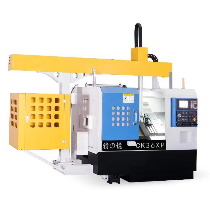 White Cnc Gantry Loader