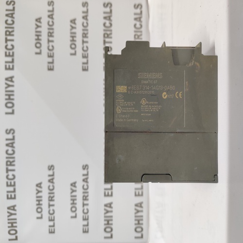 Cpu Module Siemens Simatic S7-300 6es7 314-1ag13-0ab0 Cpu314 Controller Mpi 96kb Memory
