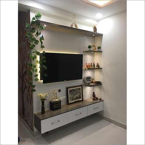 Wood Modern Tv Unit