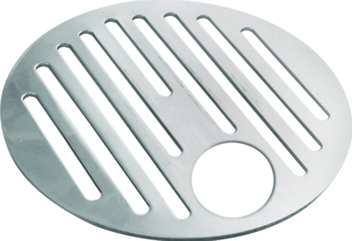 स्टेनलेस स्टील 5 इंच गोल छेद फ्लैट लाइनिंग जाली
