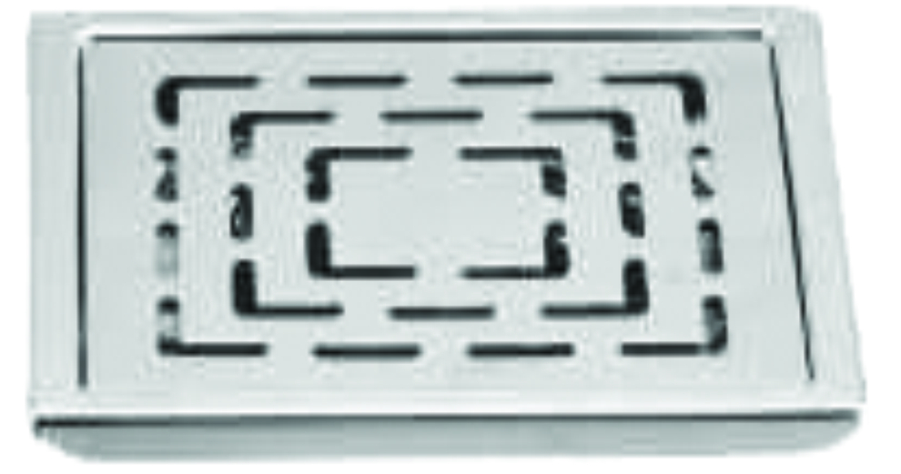 6x6 Matt Finish Gratings - Stainless Steel, 6x6 Inch (150x150 Mm) | Easy To Clean Cockroach Trap With 1 Year Warranty