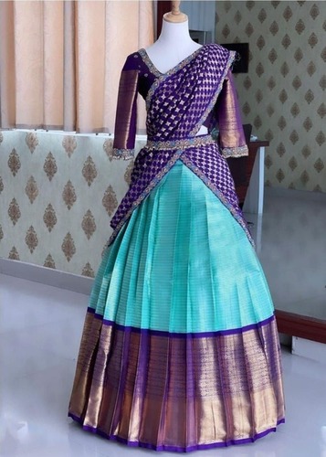 Sky Blue Women Lehenga ...