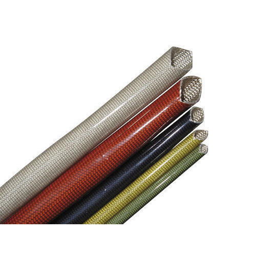 Polyurethane Coated Fiberglass Sleeves - Color: Red
